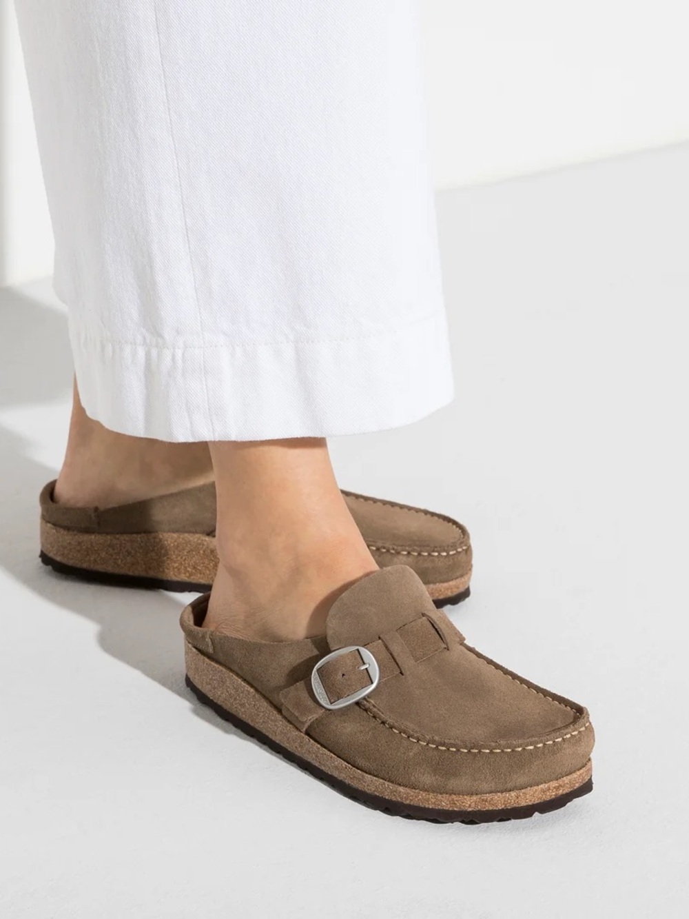 BIRKENSTOCK Buckley Suede Clogs